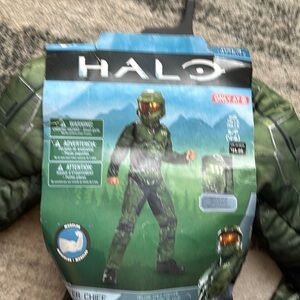 Disguise halo infinite master chief size s (4-6)
Muscle reflective costume new.